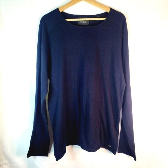 Scotch & Soda Amsterdam Couture Dark Navy Blue Sweater - Picture 1 of 6